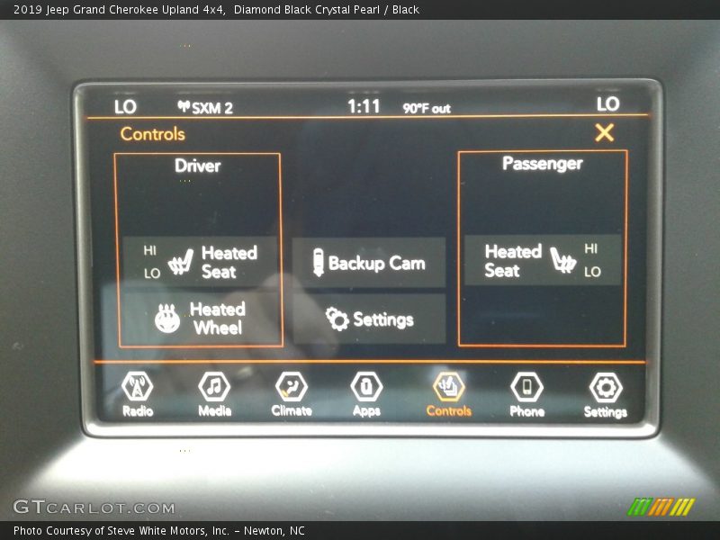 Diamond Black Crystal Pearl / Black 2019 Jeep Grand Cherokee Upland 4x4
