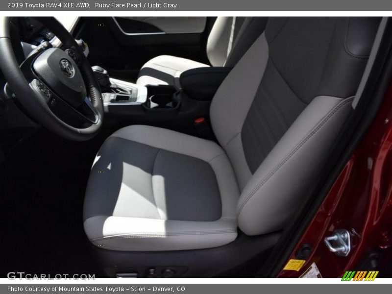 Ruby Flare Pearl / Light Gray 2019 Toyota RAV4 XLE AWD