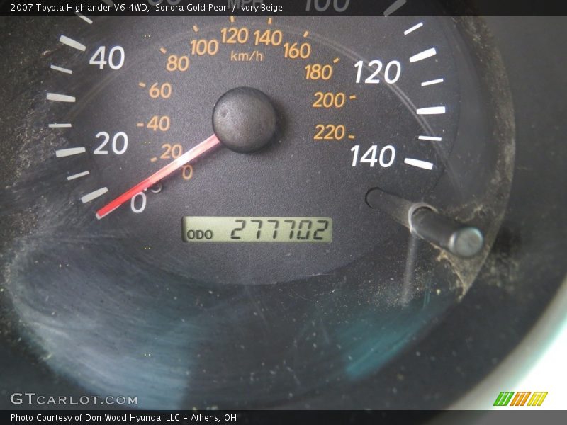 Sonora Gold Pearl / Ivory Beige 2007 Toyota Highlander V6 4WD