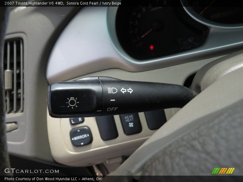 Sonora Gold Pearl / Ivory Beige 2007 Toyota Highlander V6 4WD