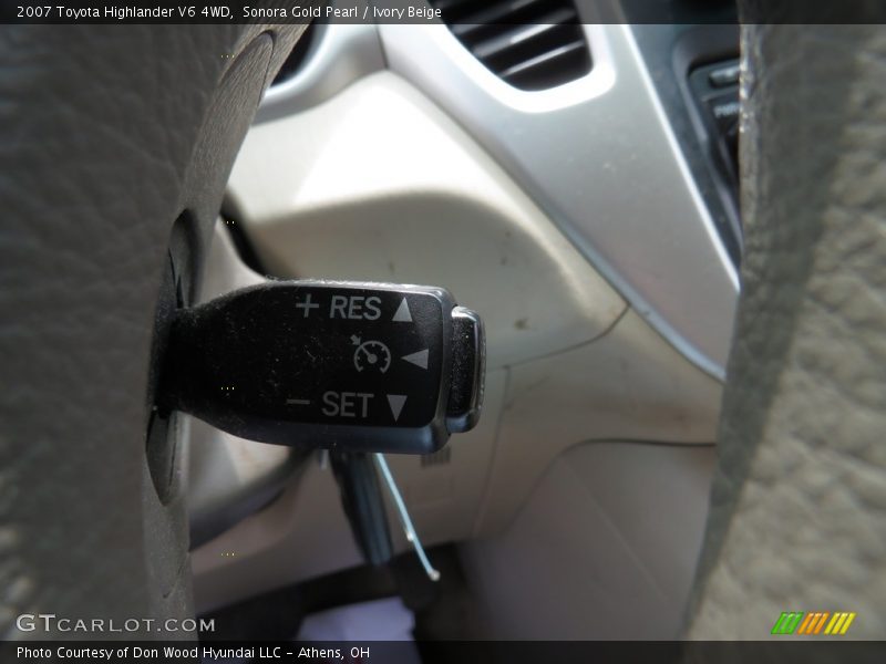 Sonora Gold Pearl / Ivory Beige 2007 Toyota Highlander V6 4WD