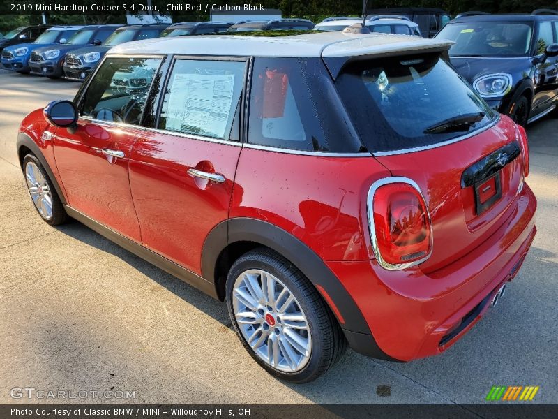 Chili Red / Carbon Black 2019 Mini Hardtop Cooper S 4 Door
