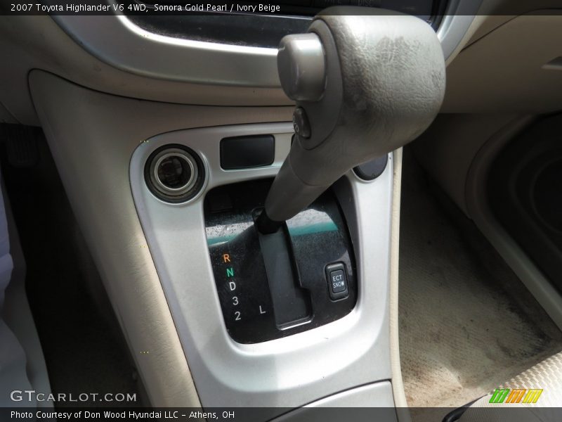 Sonora Gold Pearl / Ivory Beige 2007 Toyota Highlander V6 4WD