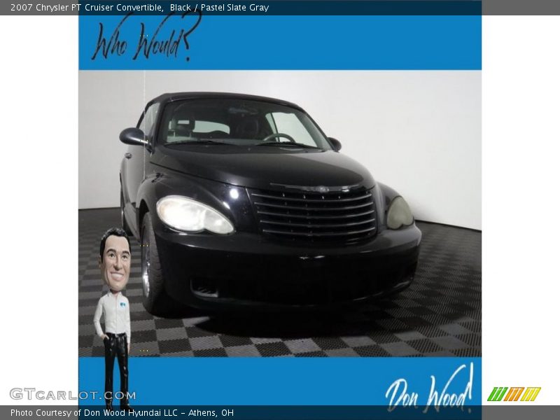 Black / Pastel Slate Gray 2007 Chrysler PT Cruiser Convertible