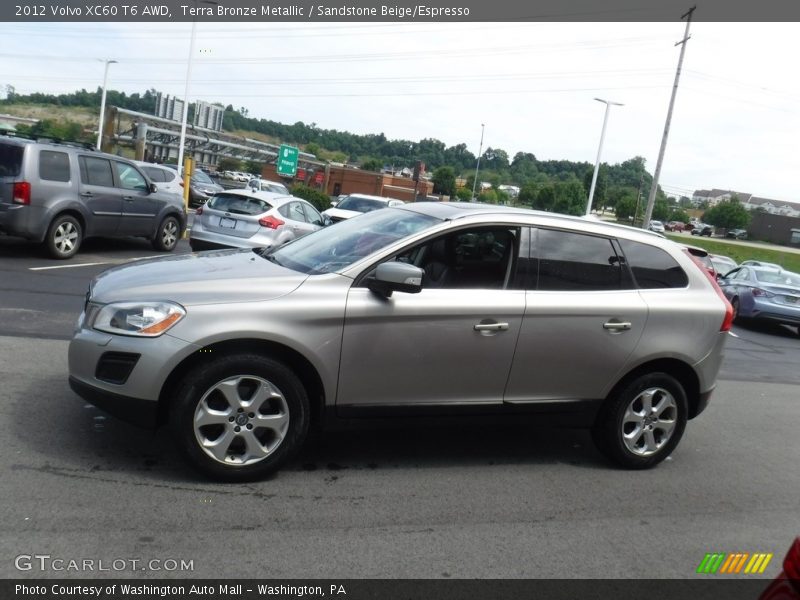 Terra Bronze Metallic / Sandstone Beige/Espresso 2012 Volvo XC60 T6 AWD