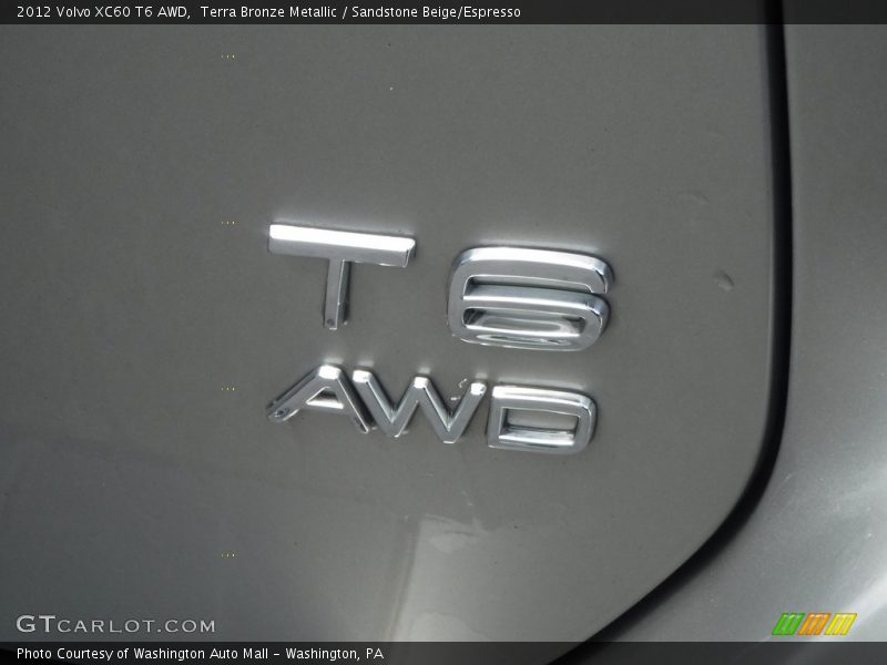 Terra Bronze Metallic / Sandstone Beige/Espresso 2012 Volvo XC60 T6 AWD