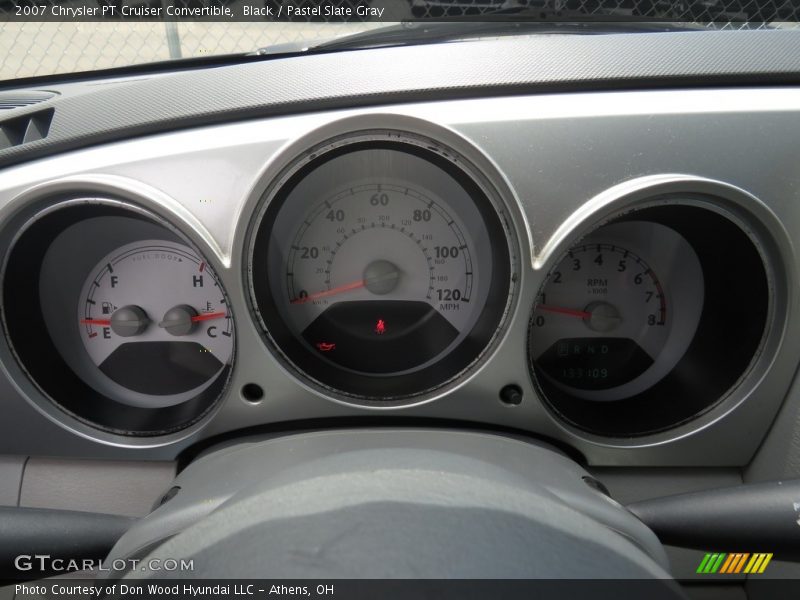 Black / Pastel Slate Gray 2007 Chrysler PT Cruiser Convertible