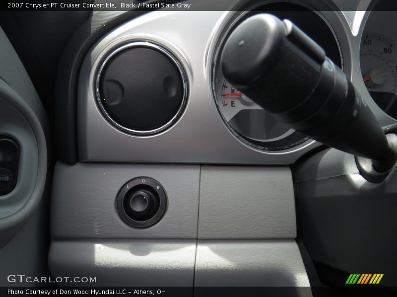 Black / Pastel Slate Gray 2007 Chrysler PT Cruiser Convertible