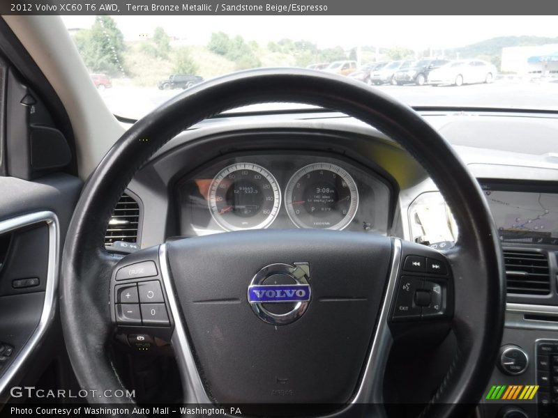 Terra Bronze Metallic / Sandstone Beige/Espresso 2012 Volvo XC60 T6 AWD