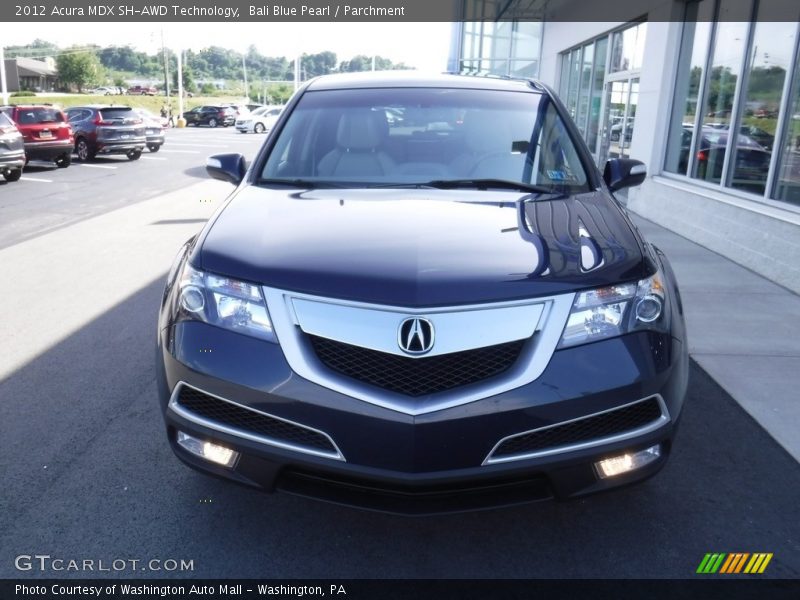 Bali Blue Pearl / Parchment 2012 Acura MDX SH-AWD Technology