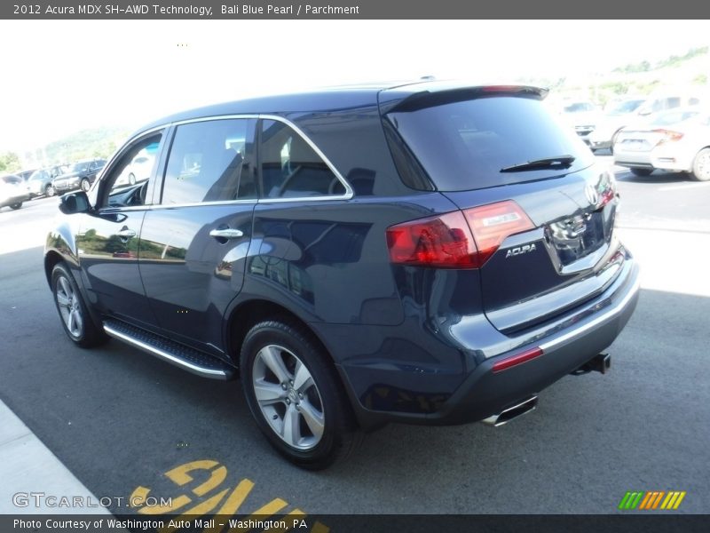 Bali Blue Pearl / Parchment 2012 Acura MDX SH-AWD Technology