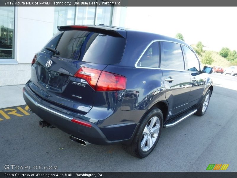 Bali Blue Pearl / Parchment 2012 Acura MDX SH-AWD Technology