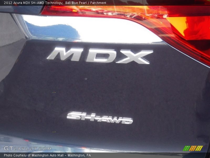Bali Blue Pearl / Parchment 2012 Acura MDX SH-AWD Technology