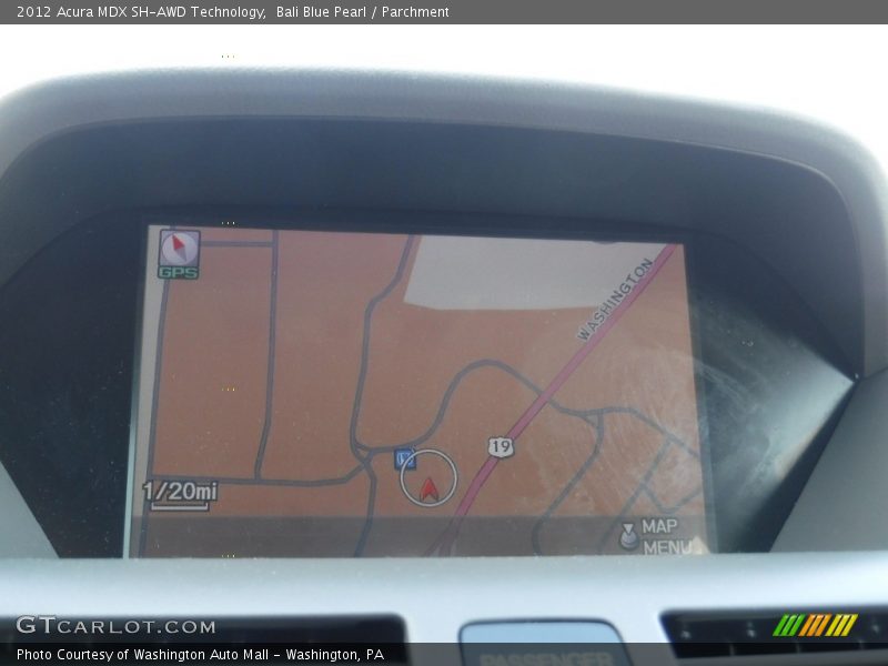 Bali Blue Pearl / Parchment 2012 Acura MDX SH-AWD Technology