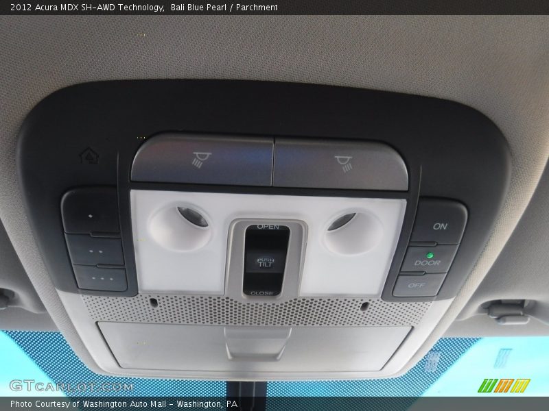 Bali Blue Pearl / Parchment 2012 Acura MDX SH-AWD Technology