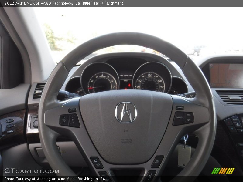 Bali Blue Pearl / Parchment 2012 Acura MDX SH-AWD Technology