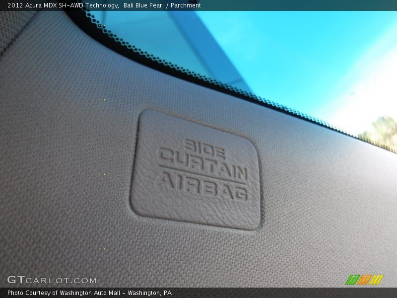 Bali Blue Pearl / Parchment 2012 Acura MDX SH-AWD Technology