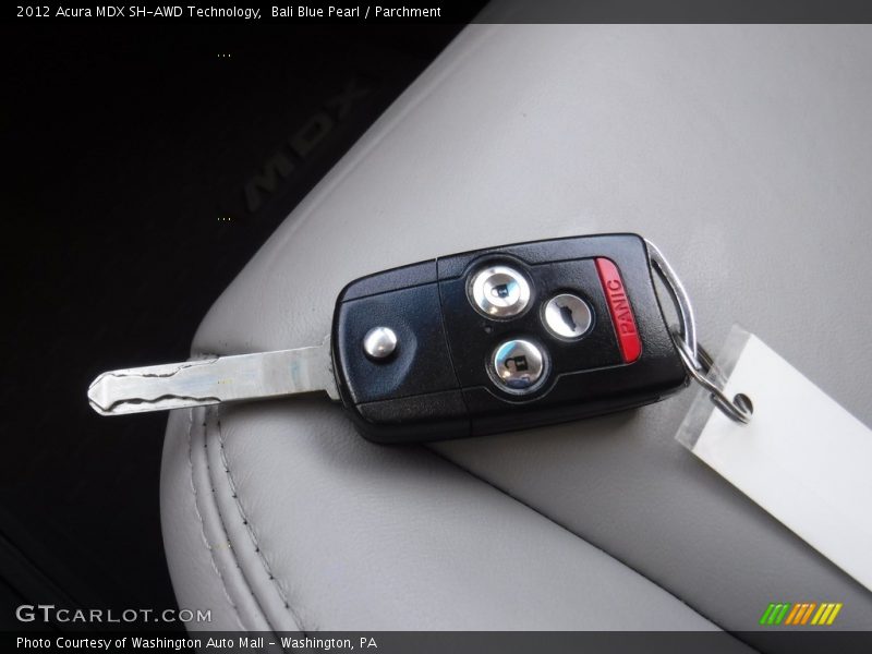 Bali Blue Pearl / Parchment 2012 Acura MDX SH-AWD Technology