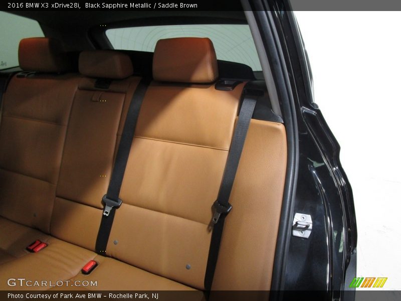Black Sapphire Metallic / Saddle Brown 2016 BMW X3 xDrive28i