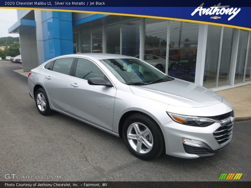 Silver Ice Metallic / Jet Black 2020 Chevrolet Malibu LS