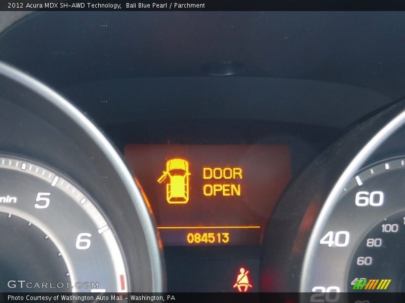 Bali Blue Pearl / Parchment 2012 Acura MDX SH-AWD Technology
