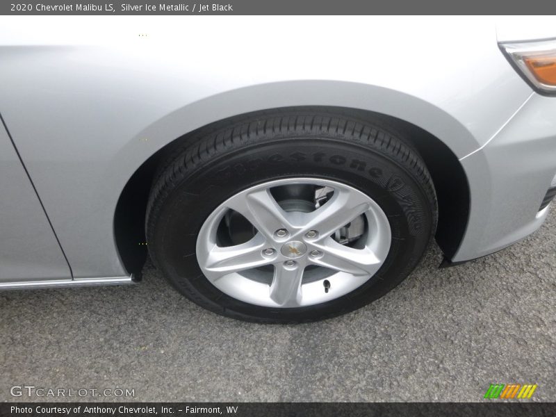 Silver Ice Metallic / Jet Black 2020 Chevrolet Malibu LS