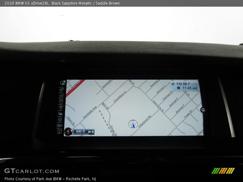 Black Sapphire Metallic / Saddle Brown 2016 BMW X3 xDrive28i