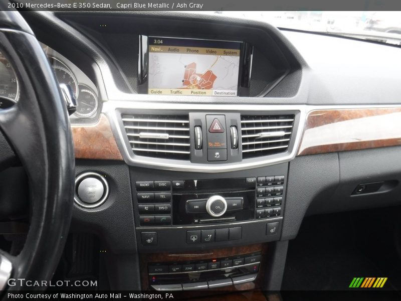 Capri Blue Metallic / Ash Gray 2010 Mercedes-Benz E 350 Sedan
