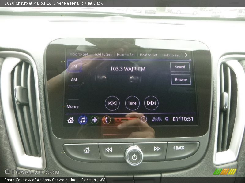 Silver Ice Metallic / Jet Black 2020 Chevrolet Malibu LS