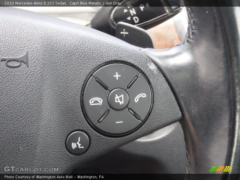 Capri Blue Metallic / Ash Gray 2010 Mercedes-Benz E 350 Sedan