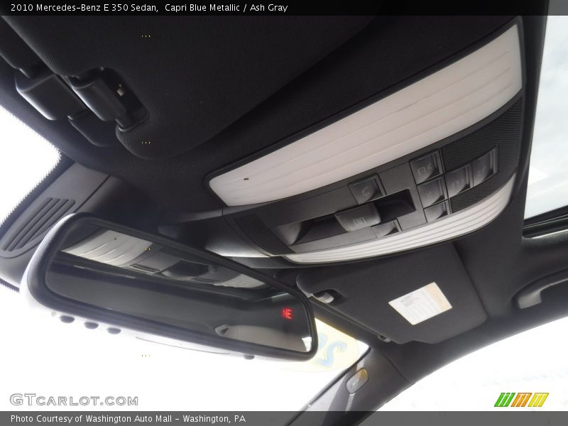 Capri Blue Metallic / Ash Gray 2010 Mercedes-Benz E 350 Sedan