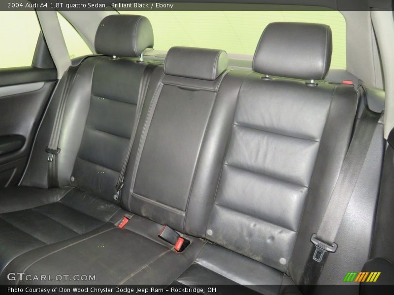 Brilliant Black / Ebony 2004 Audi A4 1.8T quattro Sedan
