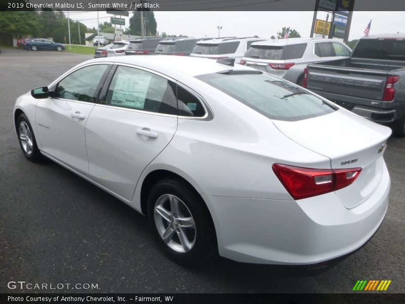 Summit White / Jet Black 2019 Chevrolet Malibu LS