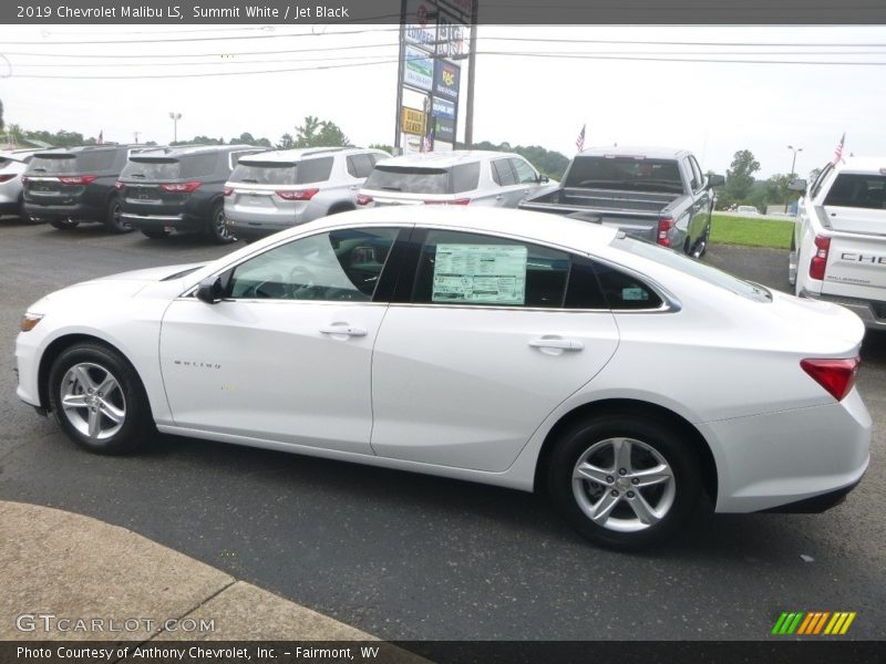 Summit White / Jet Black 2019 Chevrolet Malibu LS