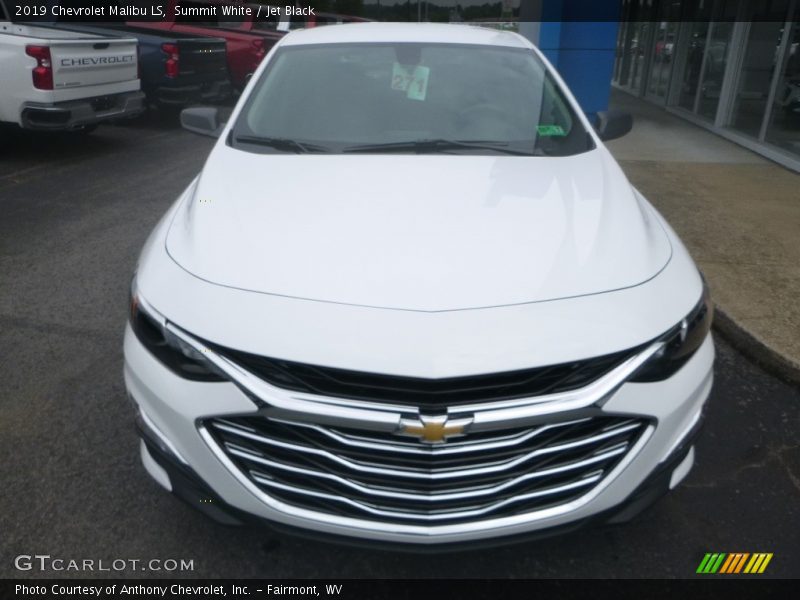 Summit White / Jet Black 2019 Chevrolet Malibu LS