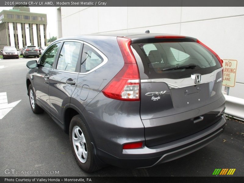 Modern Steel Metallic / Gray 2016 Honda CR-V LX AWD