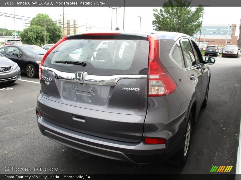 Modern Steel Metallic / Gray 2016 Honda CR-V LX AWD