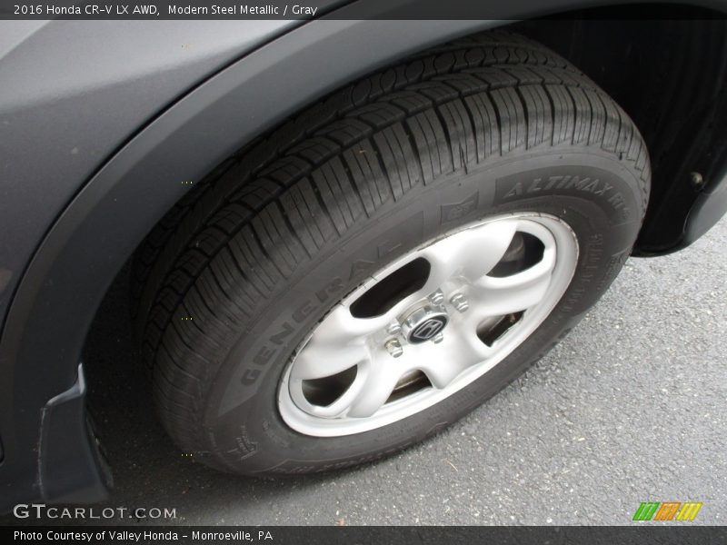 Modern Steel Metallic / Gray 2016 Honda CR-V LX AWD