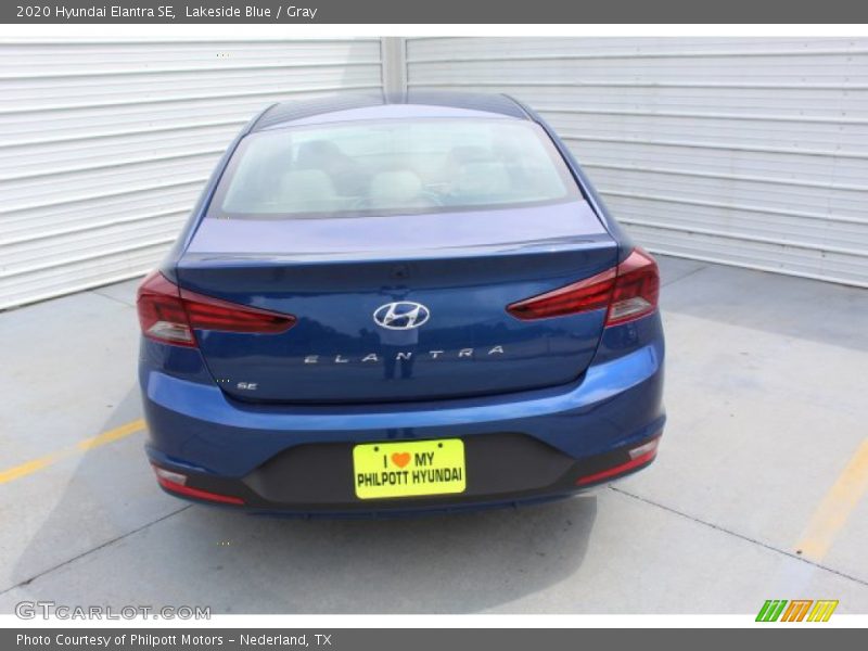 Lakeside Blue / Gray 2020 Hyundai Elantra SE