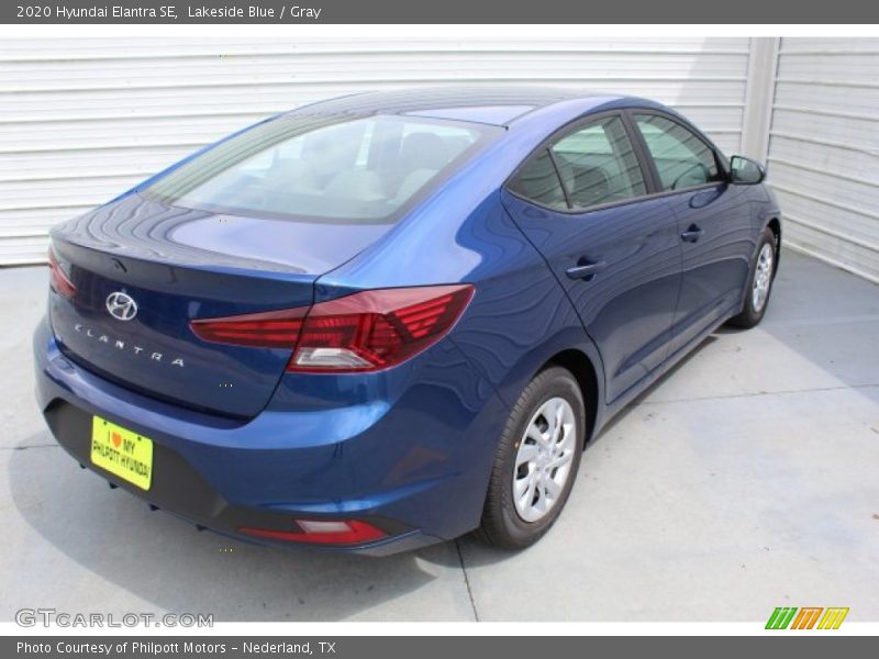 Lakeside Blue / Gray 2020 Hyundai Elantra SE
