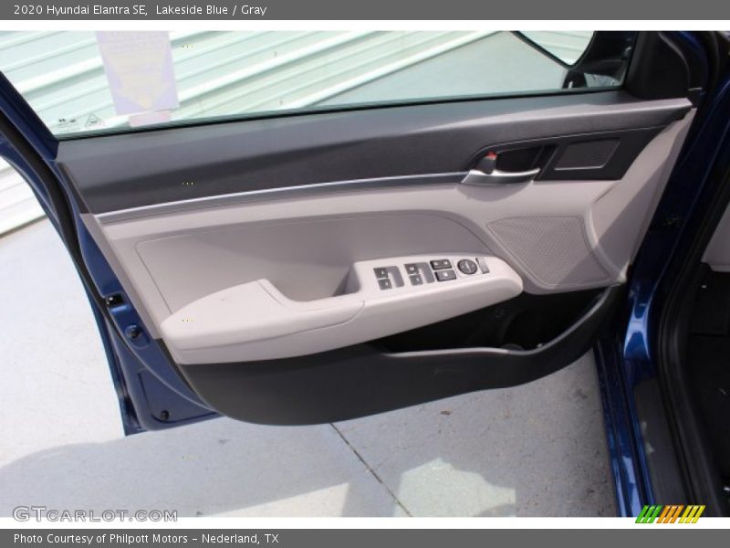 Lakeside Blue / Gray 2020 Hyundai Elantra SE