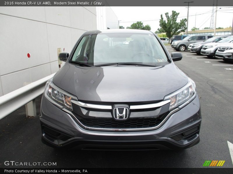 Modern Steel Metallic / Gray 2016 Honda CR-V LX AWD