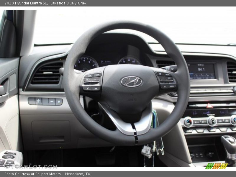 Lakeside Blue / Gray 2020 Hyundai Elantra SE