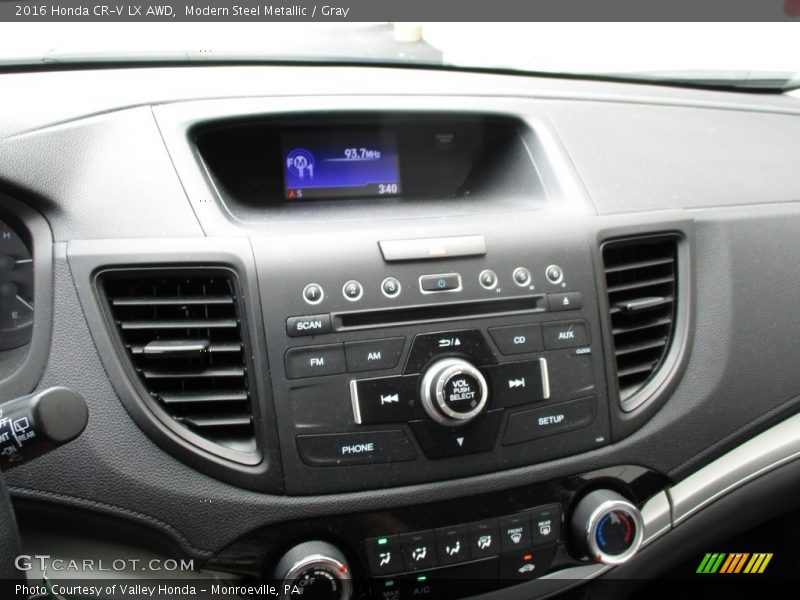 Modern Steel Metallic / Gray 2016 Honda CR-V LX AWD