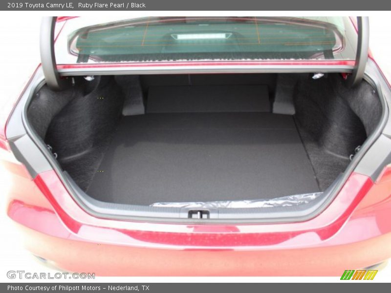 Ruby Flare Pearl / Black 2019 Toyota Camry LE