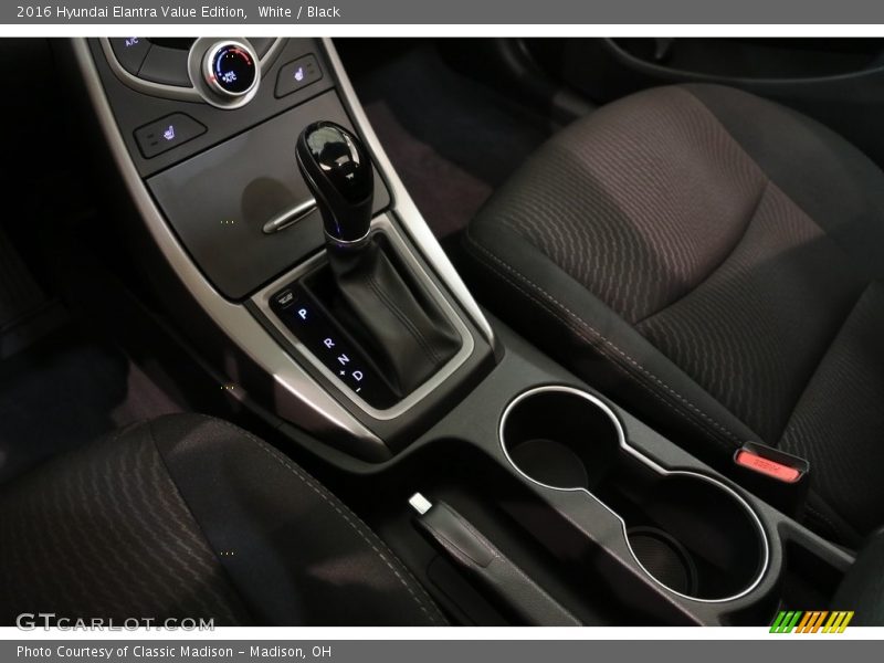 White / Black 2016 Hyundai Elantra Value Edition