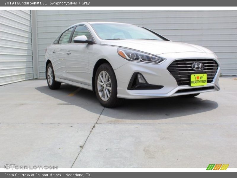 Symphony Silver / Gray 2019 Hyundai Sonata SE