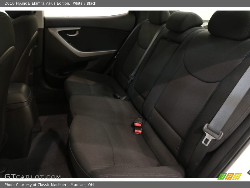 White / Black 2016 Hyundai Elantra Value Edition