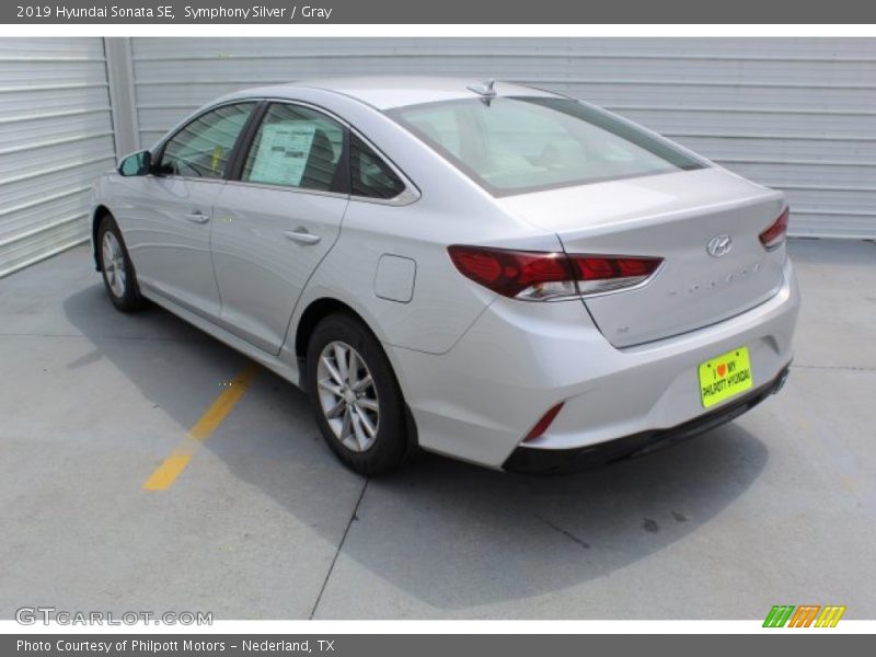 Symphony Silver / Gray 2019 Hyundai Sonata SE