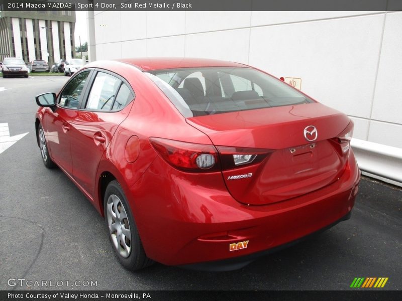 Soul Red Metallic / Black 2014 Mazda MAZDA3 i Sport 4 Door